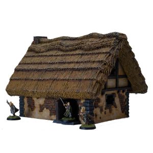 Warhammer 40k Chaos Space Marine Hautico Middle-Ages Buildings Terrain Scenery For 18mm And 28mm 3d Printed Toys